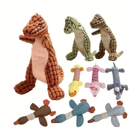 Durable And Washable Dog Toys For Aggressive Chewers - Perfect For Teething And Playtime, Without Battery